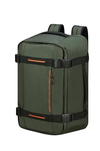 American Tourister Urban Track - Ryanair Kabinentasche 25 x 20 x cm, 24.5 L, 0.50 kg, Handgepäck, Flugzeug Rucksack Underseater, Grün (Dark Khaki) im Sale
